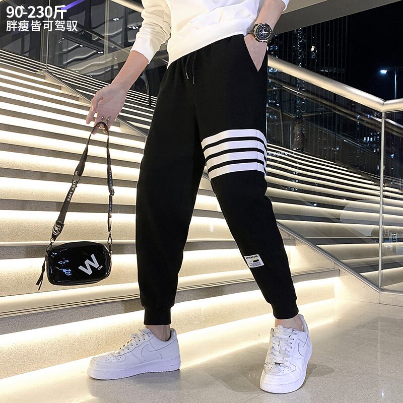 パンツ スプリングオータムルーズ 大きめサイズ 春物 秋物 ヒップホッププラスサイズ64805315108