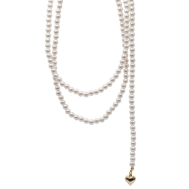 Multi-layer pearl necklace　M1353