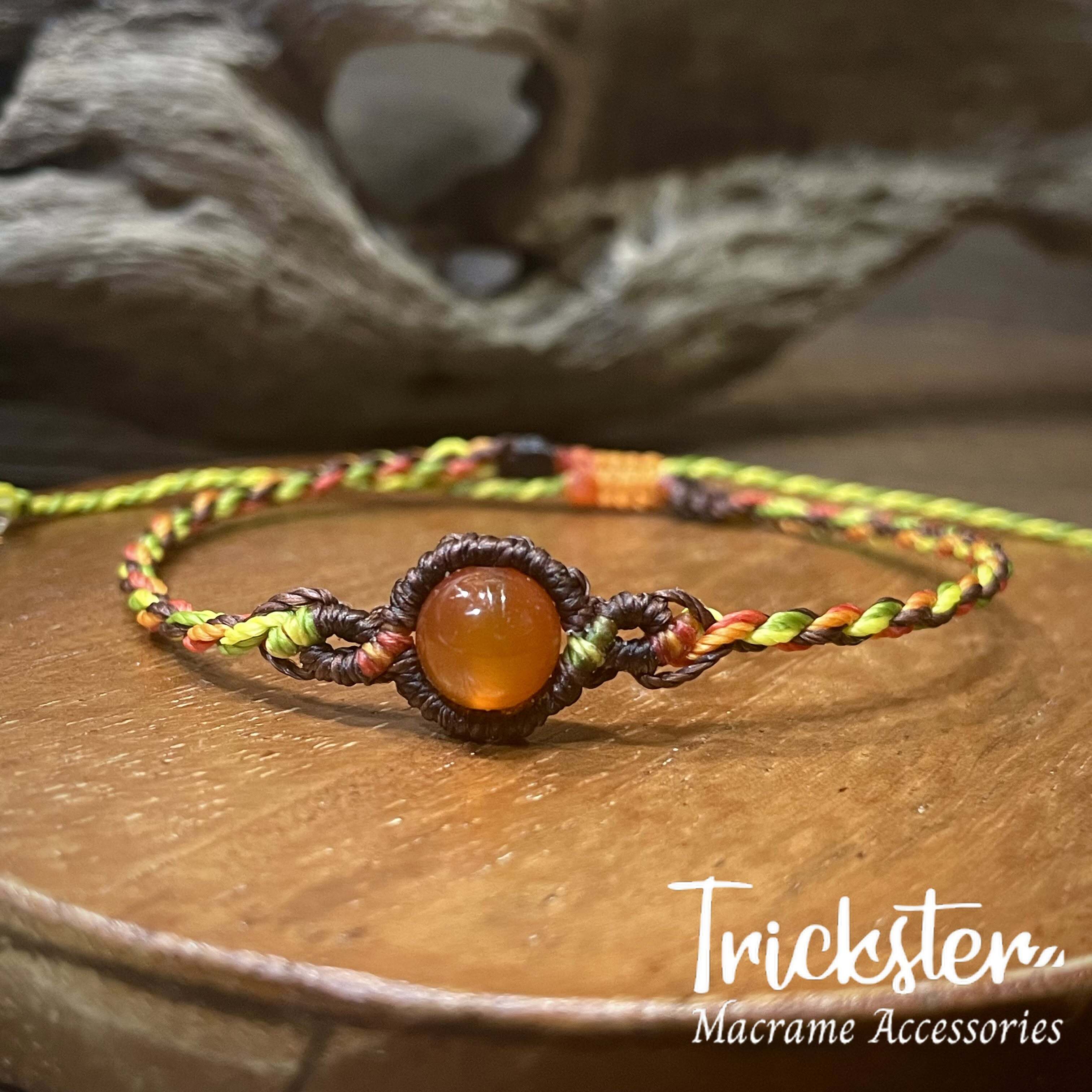 フローライト マクラメブレスレット B60 | Trickster マクラメ