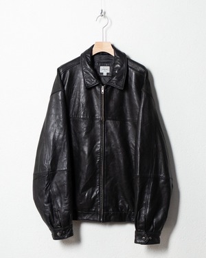 zip up leather jacket