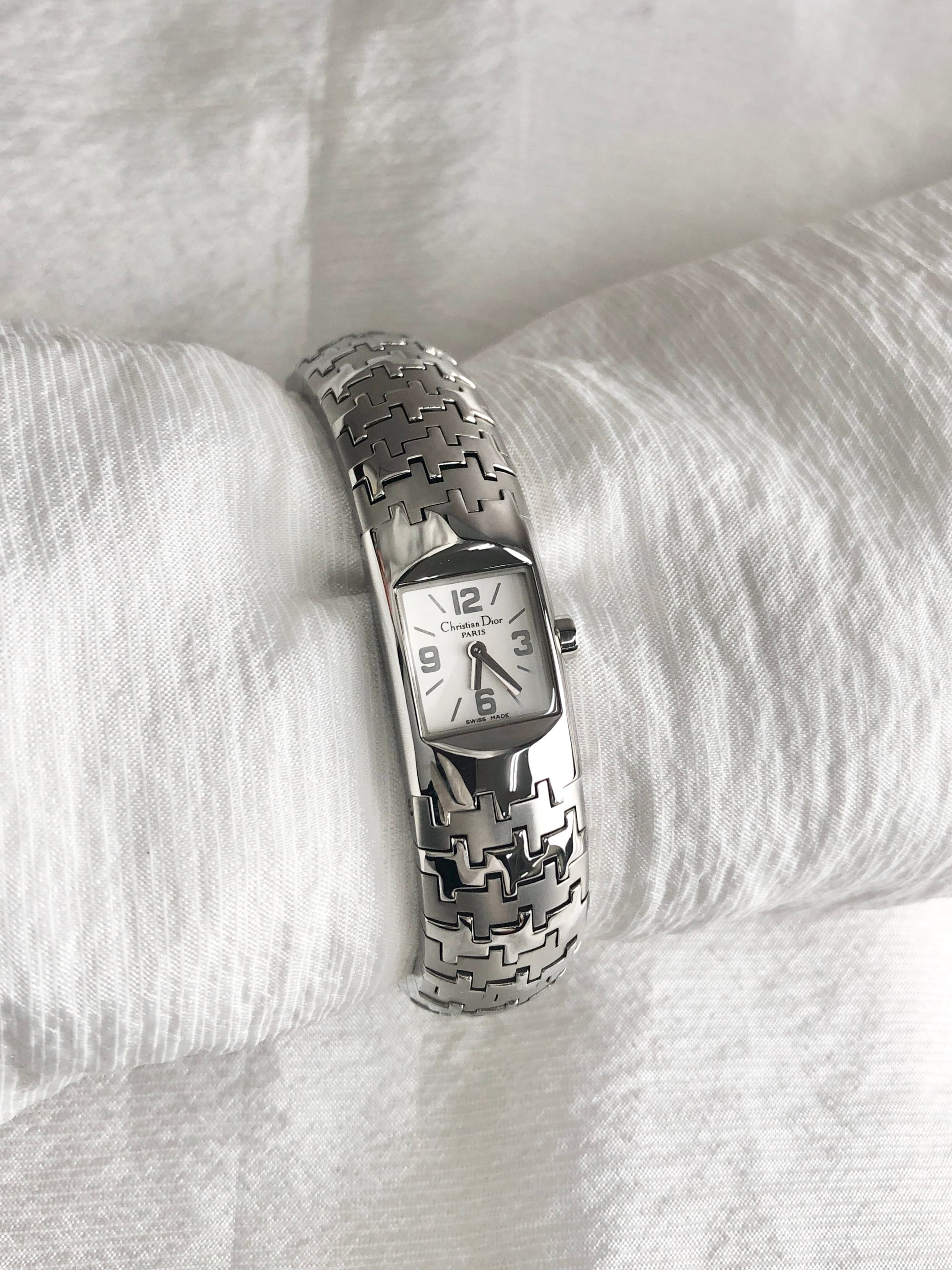 Christian Dior クリスチャン ディオール リオデフィック 腕時計 シルバー ステンレススチール クォーツ D96-100 vintage ヴィンテージ オールド trgiep