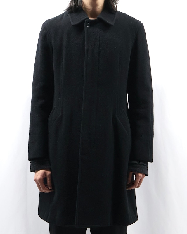 【COMME des GARÇONS】wool stand-collor coat