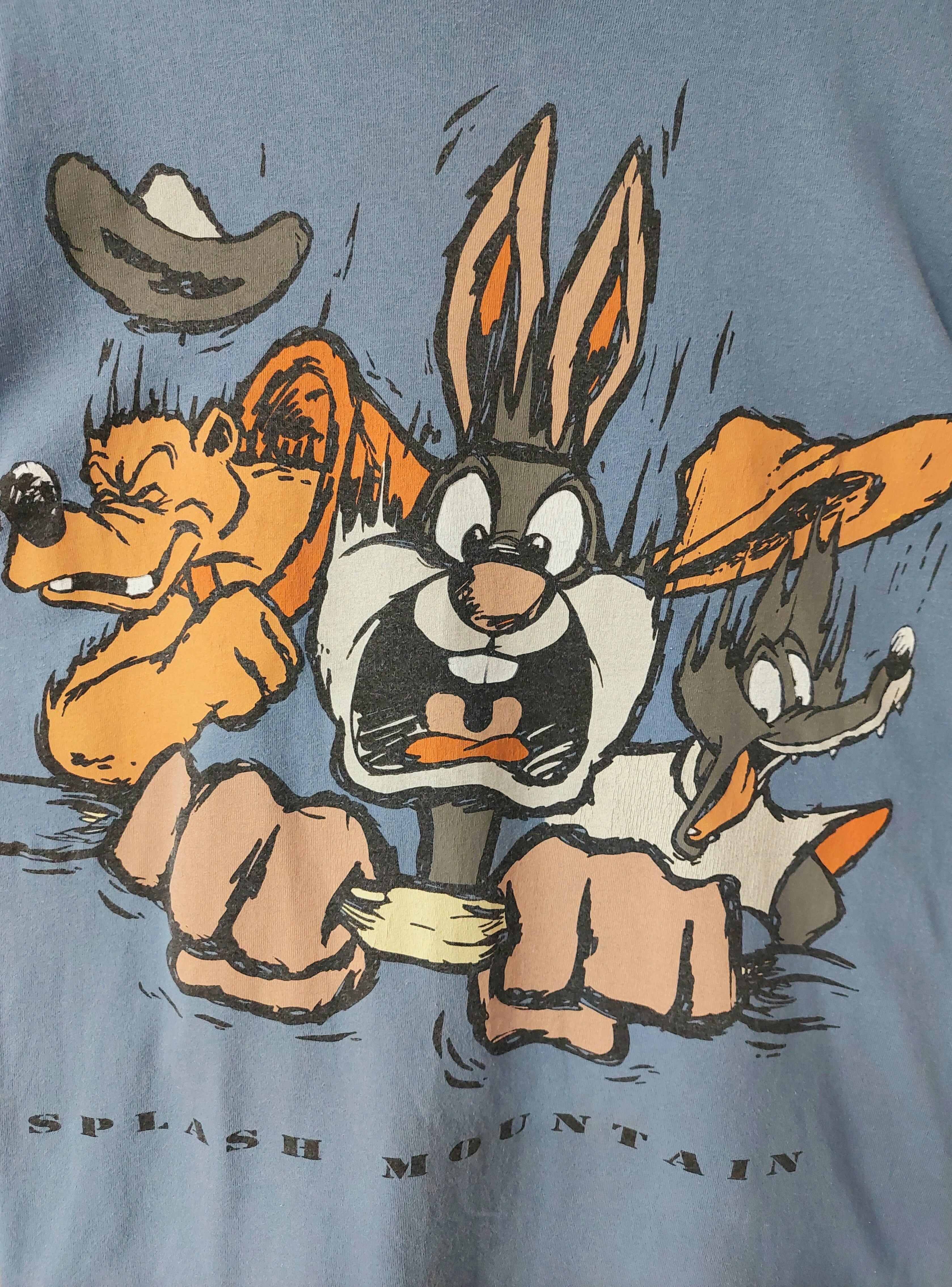 90's USA製 DISNEY SPLASH MOUNTAIN スプラッシュマウンテン Tシャツ M ...