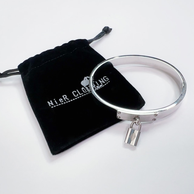 PADLOCK STAINLESS BANGLE【ジュエリーポーチ付き】