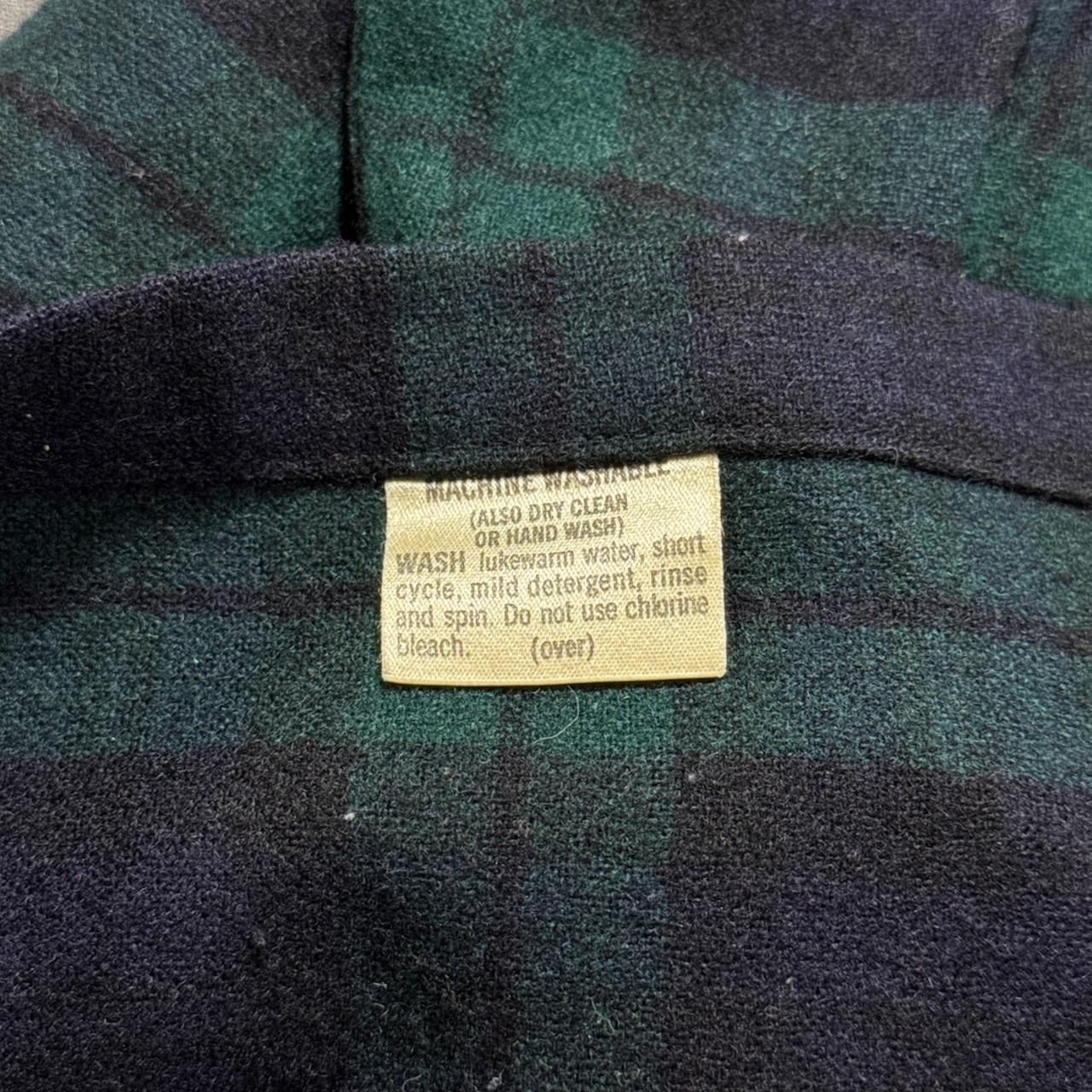 70s PENDLETON Board Shirt "black watch" XL 古着 - 9