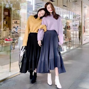 アシンメトリープリーツスカート　AJ1365-999