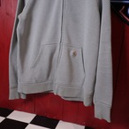 Carhartt ジップパーカー　グレー　無地　肉厚　M カーハート