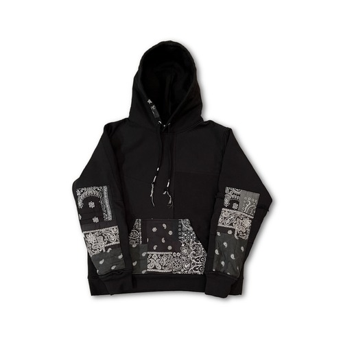 Bandana Patchwork Hoodie (L)