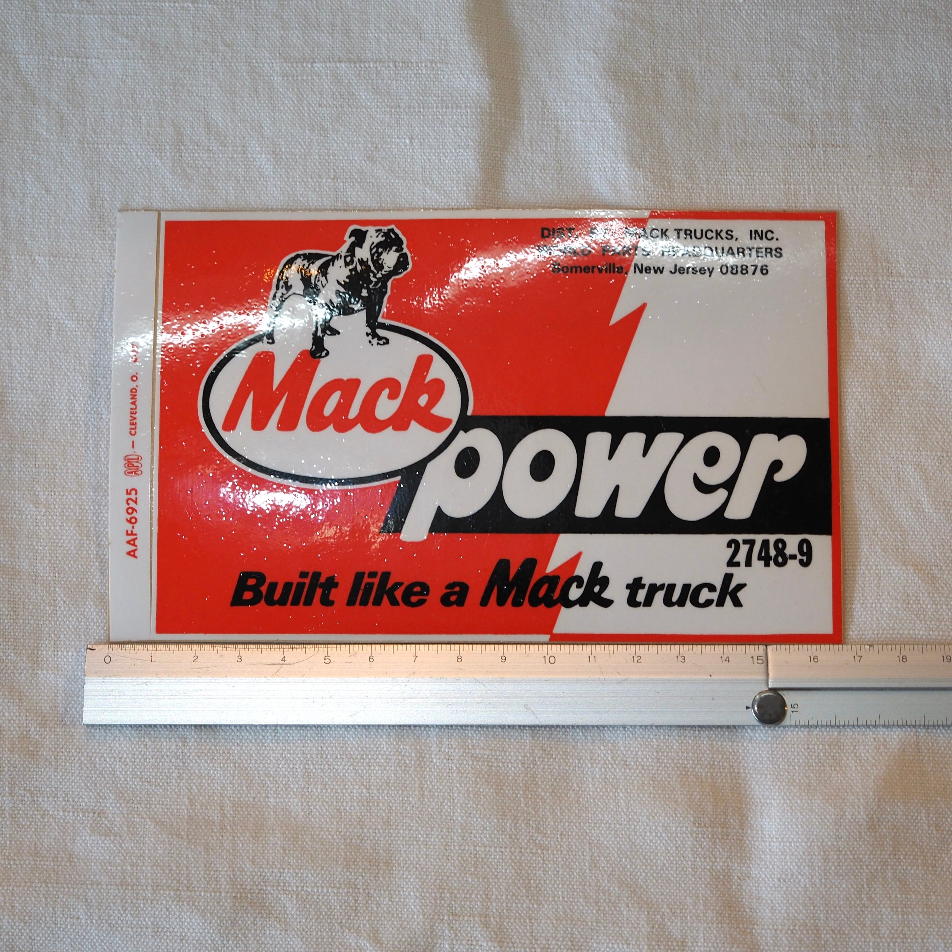 80's Mack Truck Big Size Decal マックトラック デカール ステッカー