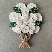 フォークアート OA 壁掛け フラワー&リーフ