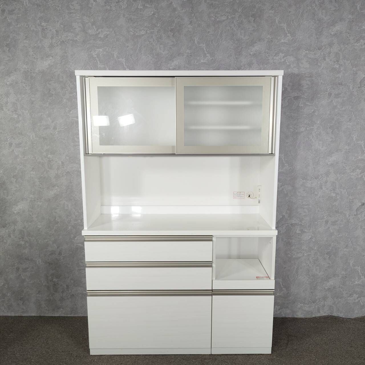 D 26634 NITORI ニトリ リガーレ 120㎝幅 キッチンボード 食器棚