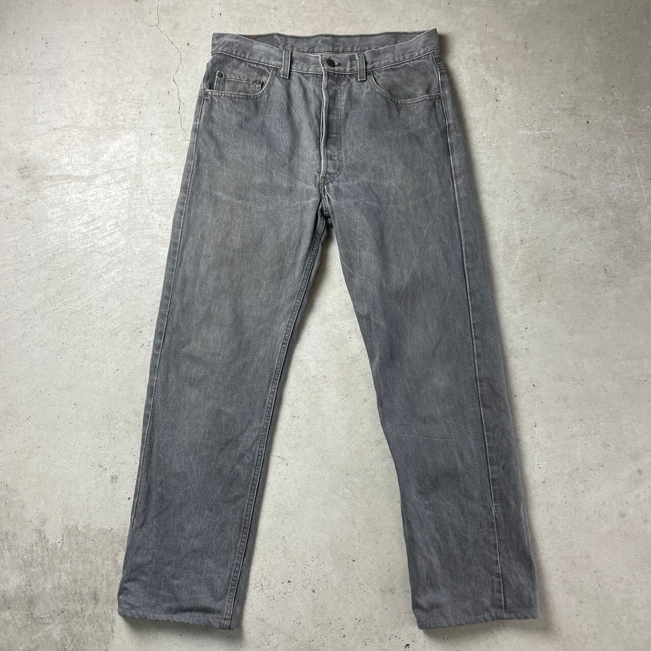 ビンテージlevis501  W34 先染グレー（ブラック ）653刻印 ビンテージ