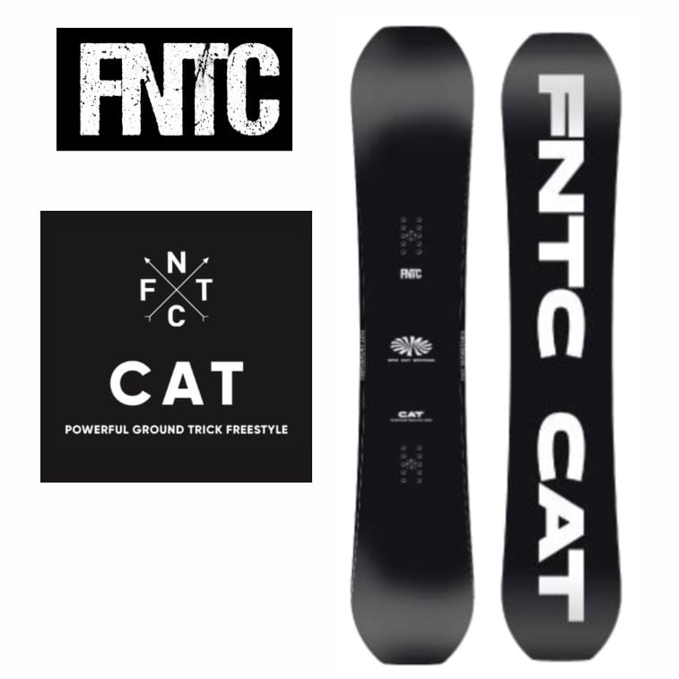 型落ち . 22-23年モデル FNTC. CAT. エフエヌティーシー　シーエーティー　ダブルキャンバー　パウダー　カービング　パーク　グラトリ　 フリーラン　オールラウンド　フリースタイル　スノーボード　瀧澤憲一