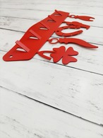 Arti e Mestieri TOCCAFERRO 鍵掛 鍵掛け キーフック お守り 縁起物 馬鉄 クローバー 輸入インテリア イタリア 970-64