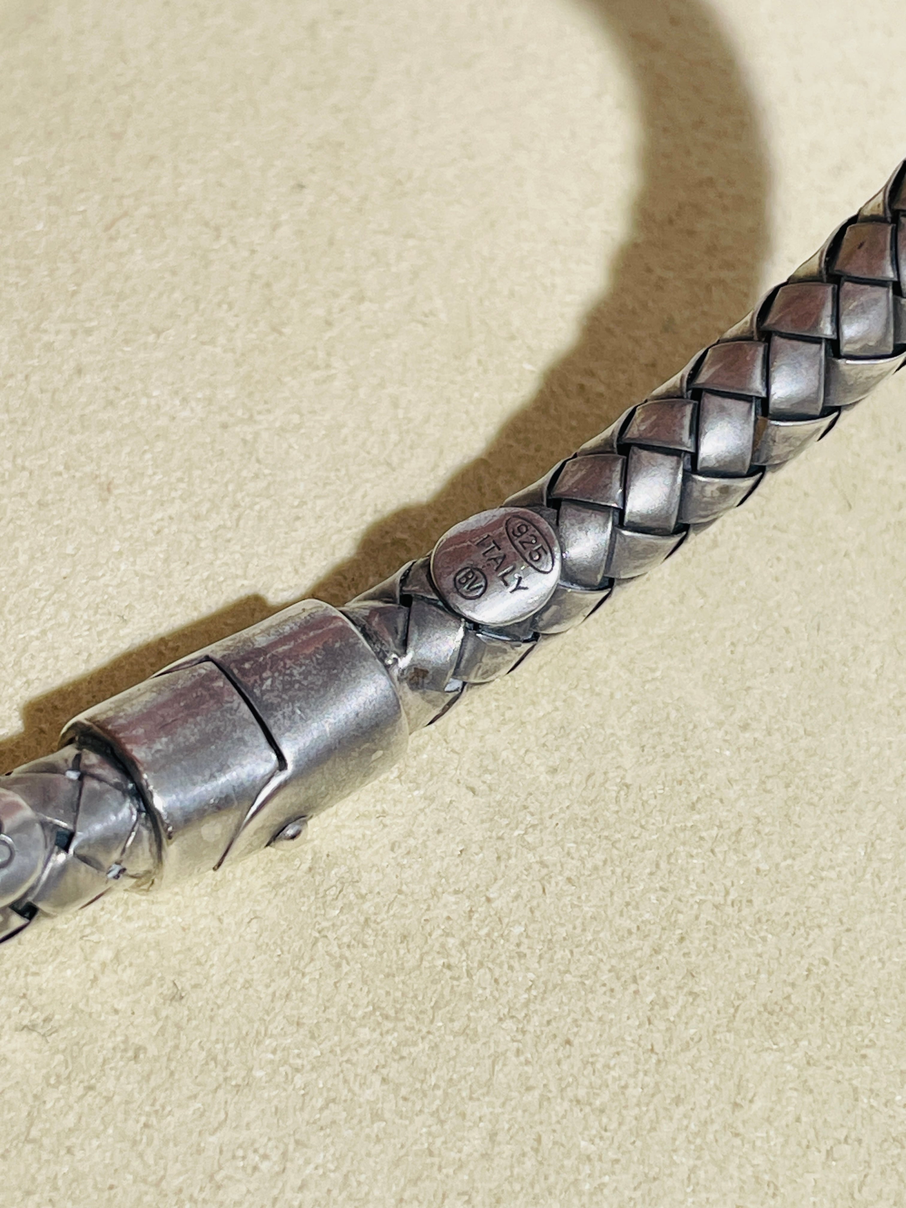 Intrecciato Woven Bangle -BOTTEGA VENETA- | Tender Records