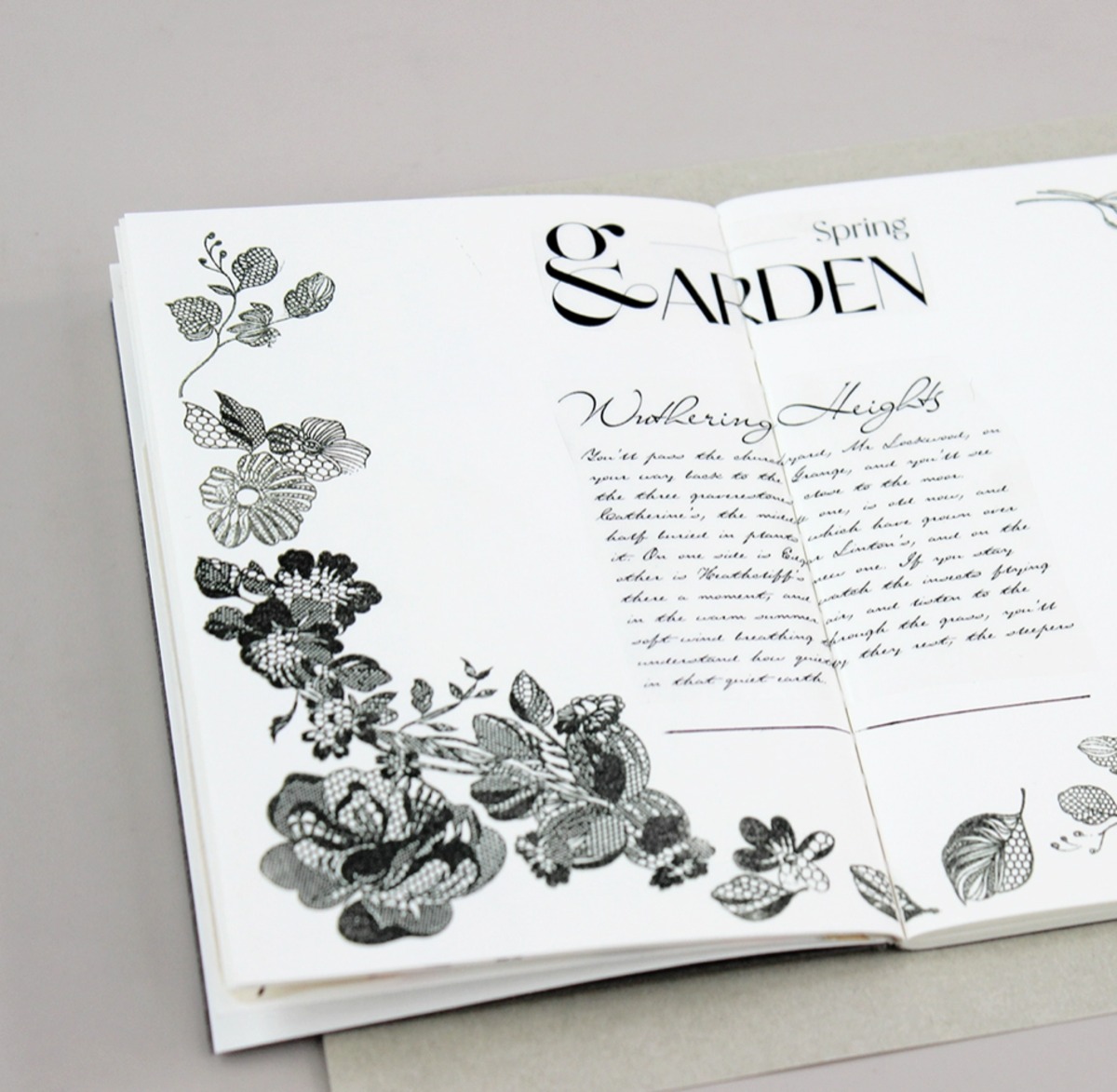 MU クリアスタンプ ボタニカル Floral poetry