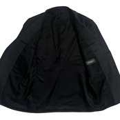 allegri アレグリ カシミヤ混 2B テーラードジャケット 48(L) /メンズ/ブラック グレー