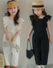 セットアップ レース袖 キッズ 女の子 オールインワン 春 夏 秋 フリル袖 後ろリボン 総レース ワンピース風 バックリボン 姉妹リンクコーデ レトロ 韓国 韓国子供服 女児 小学生 人気 おすすめ かわいい 可愛い おしゃれ オシャレ プレゼント 贈り物 ギフト 誕生日 バースデー お出かけ 旅行 90 100 110 120 130 140 1歳 2歳 3歳 4歳 5歳 6歳 7歳 8歳 9歳 10歳 11歳 12歳