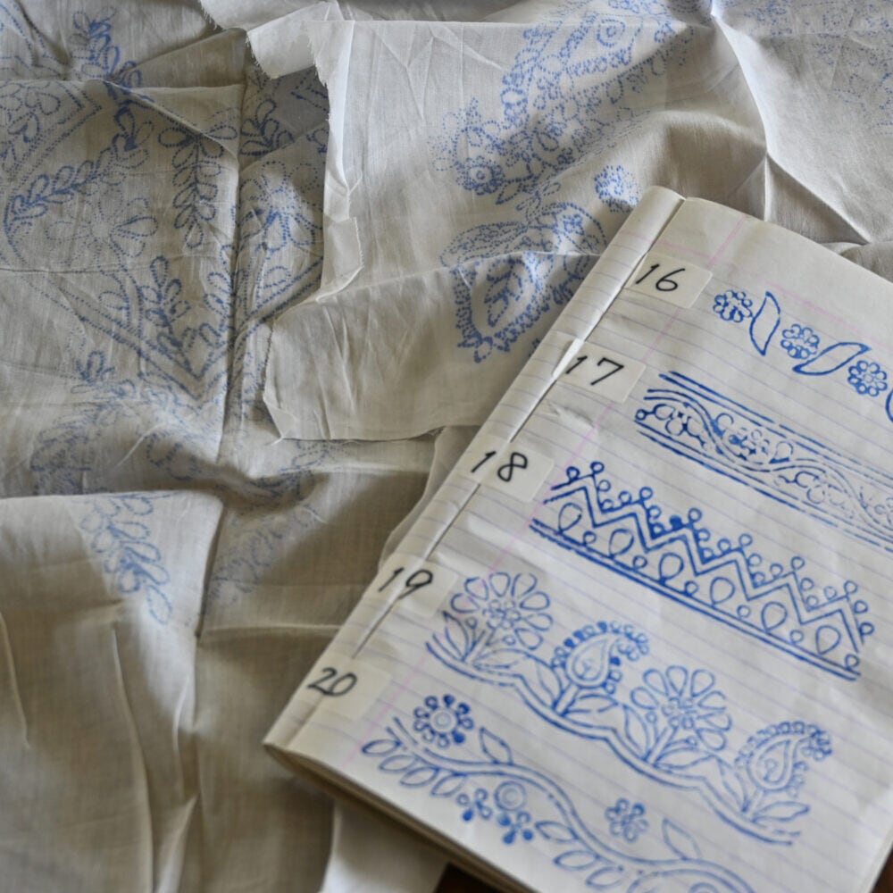【sisam】リネンコットンギャザースカート