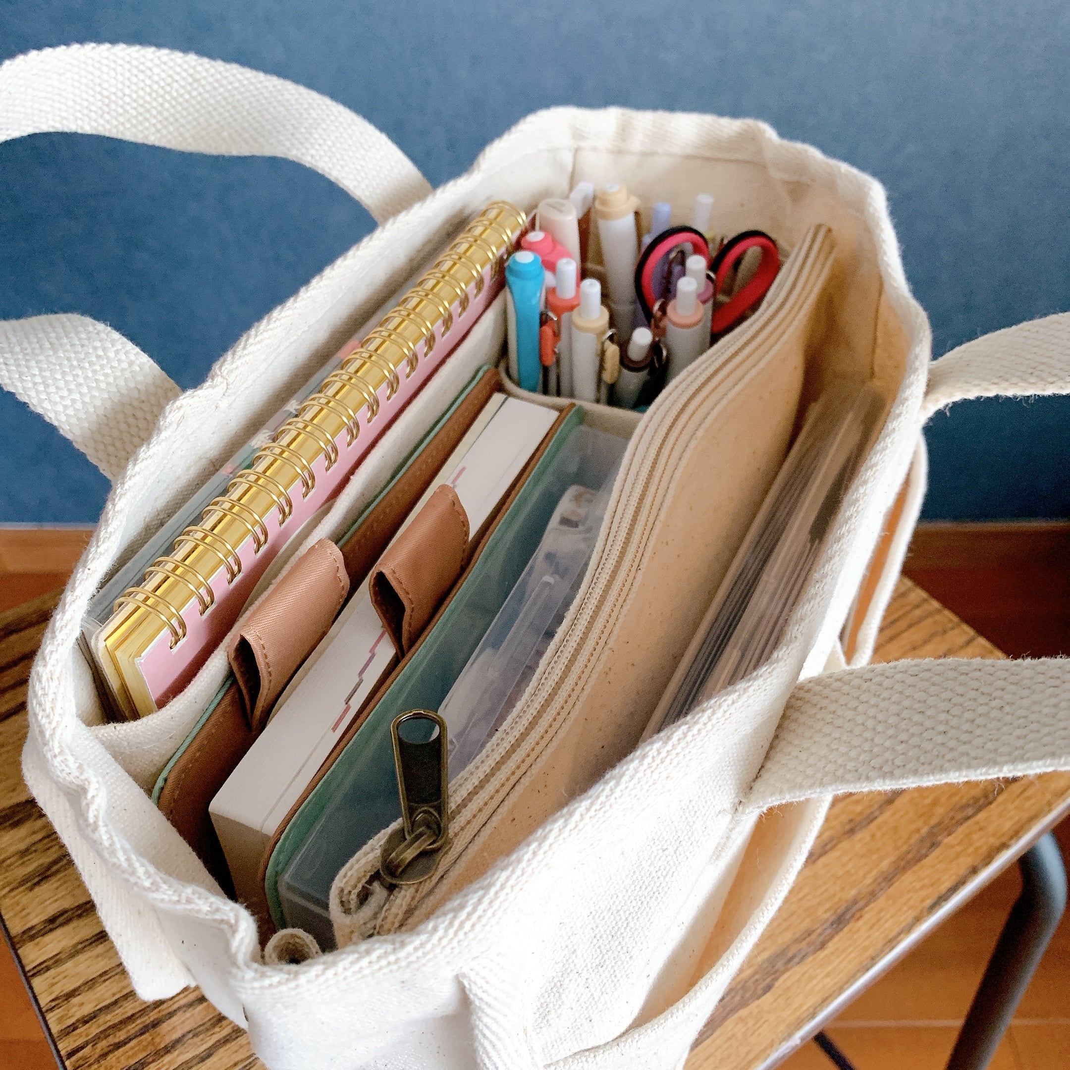 ナル 白い波様予約品 絣リメイク 縦長、横長トートバッグ2点 ハンドメイド エリイさん専用 第2期【ちょうどいいバッグ】 | penpen bungu