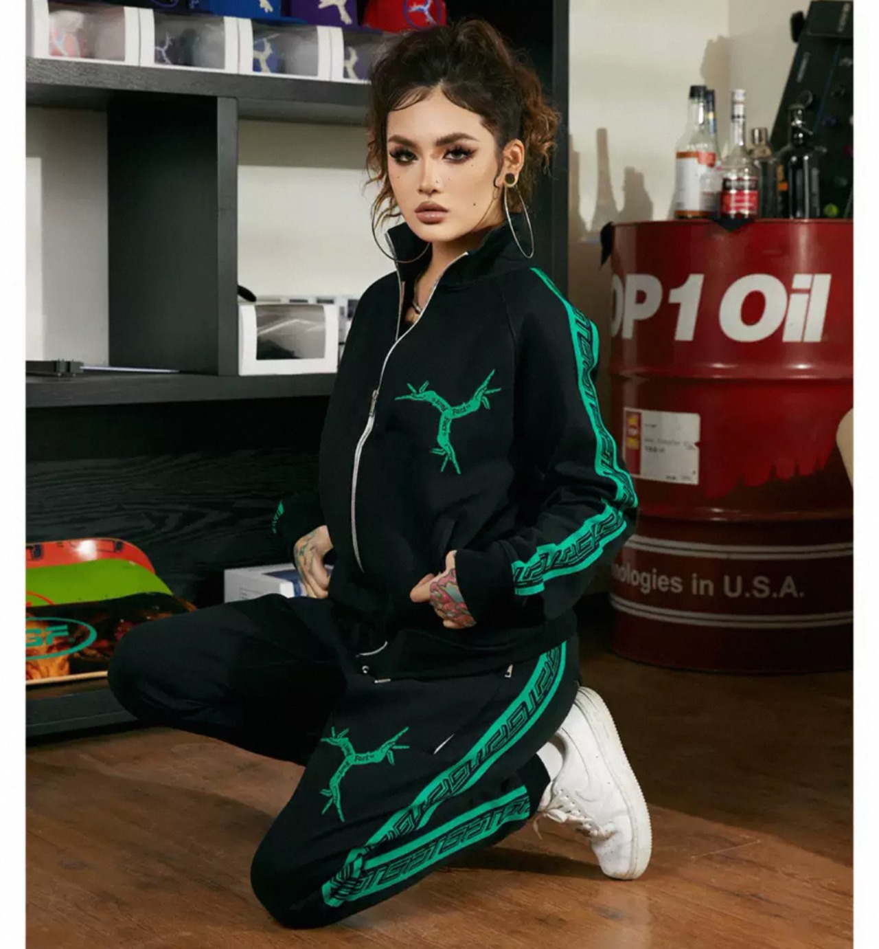 4COLOR/TGFCLUB logo track pants setup対象 - 13