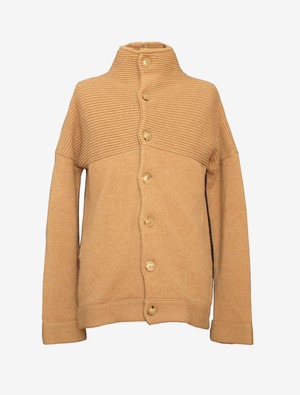 MAISON MARTIN MARGIELA MEN'S CAMEL CARDIGAN