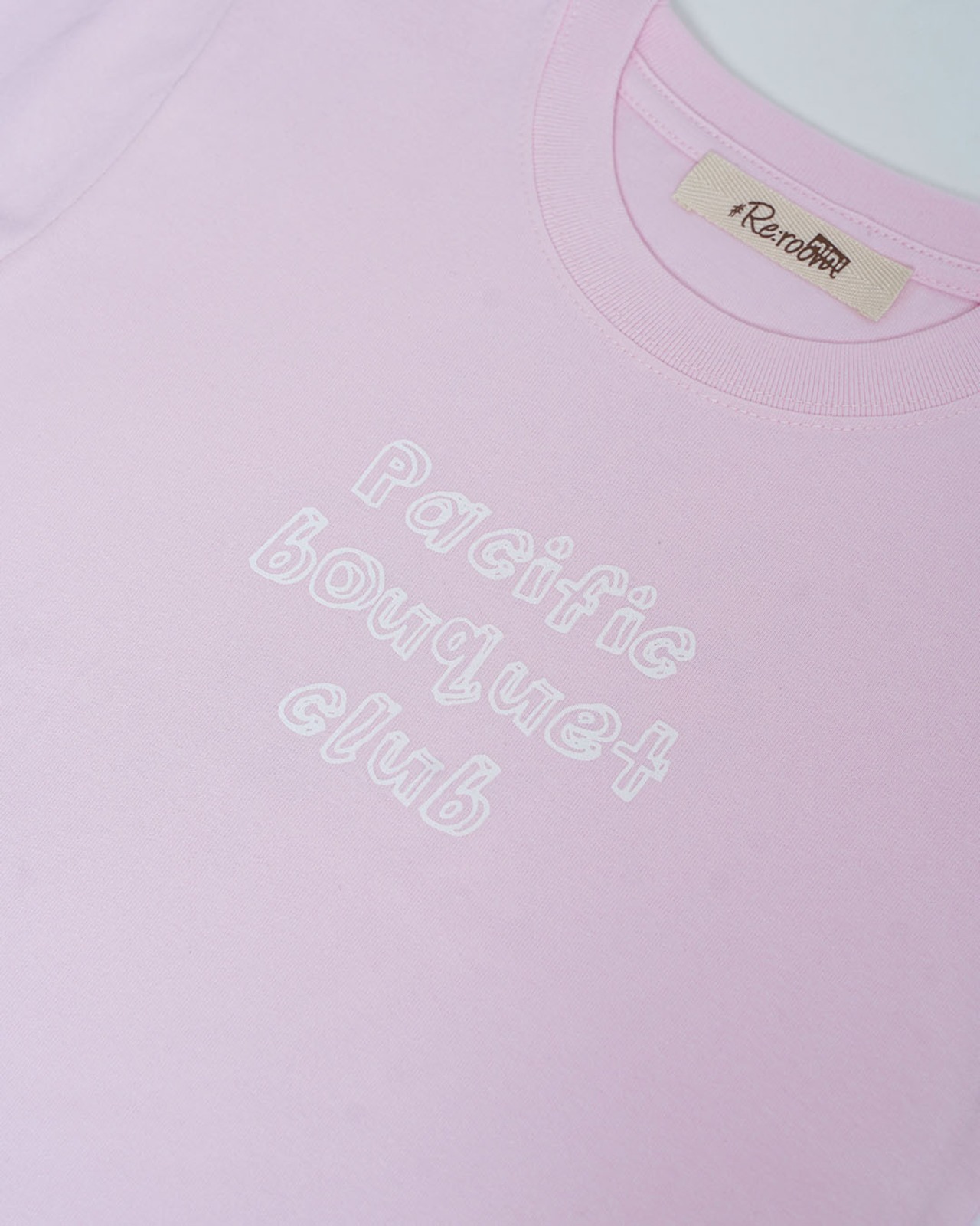 【mini】HAND DRAWN BOUQUET PRINT T-SHIRTS［RKC015］