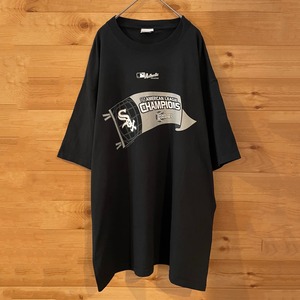 【Lee】MLB ホワイトソックス SOX ロゴ Tシャツ アメリカリーグチャンピオン XL ビッグサイズ us古着 アメリカ古着