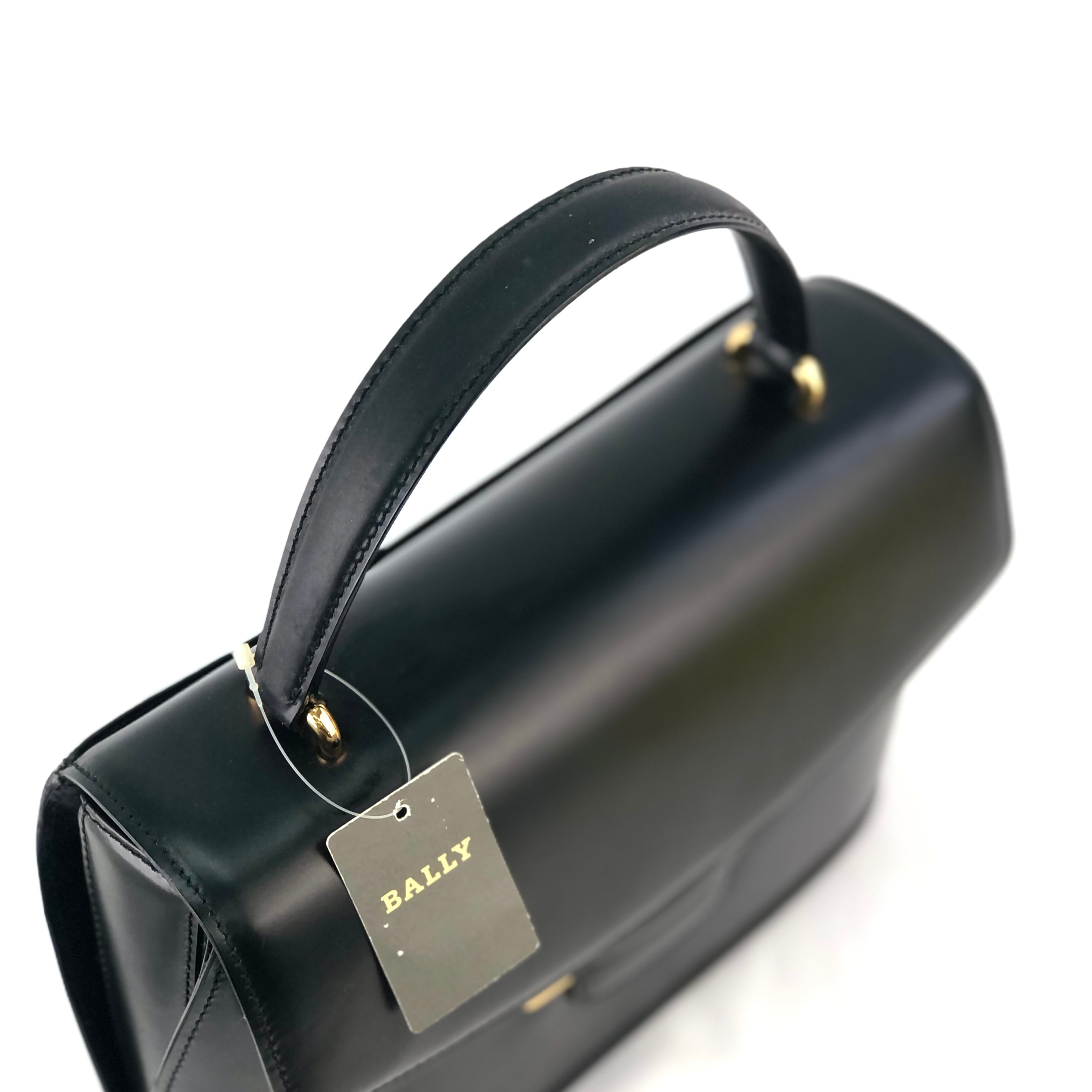 【レア】BALLY ショルダーバック ビンテージ Bロゴ金具 バック内Bロゴ