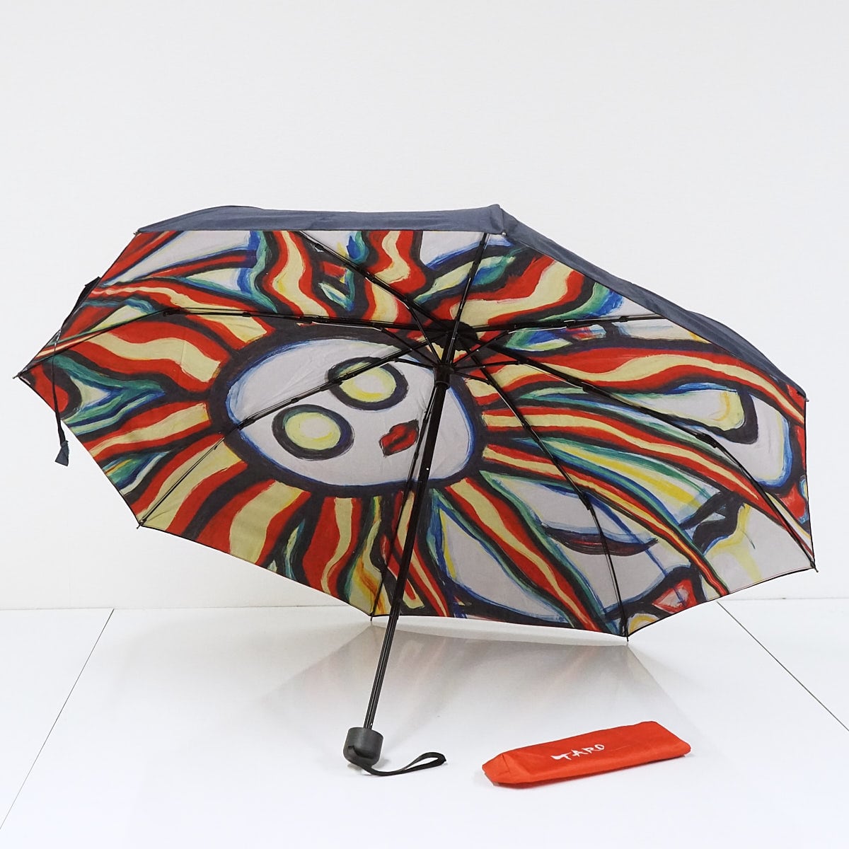 レディース 【限定品】新品未使用 岡本太郎 折りたたみ傘 晴雨兼用傘