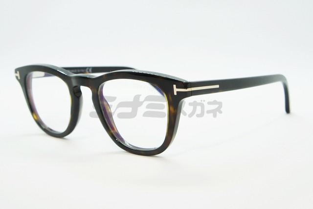 TOM FORD ブルーライトカット TF5488-B 052 ウェリントンPCメンズ レディース 伊達眼鏡 おしゃれ サングラス メガネ トムフォード-2枚目
