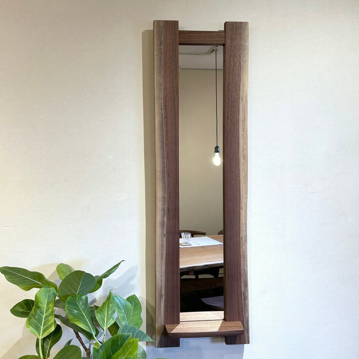 飾り棚付鏡（中） | 飛騨高山 家具工房雉子舎オンラインショップ