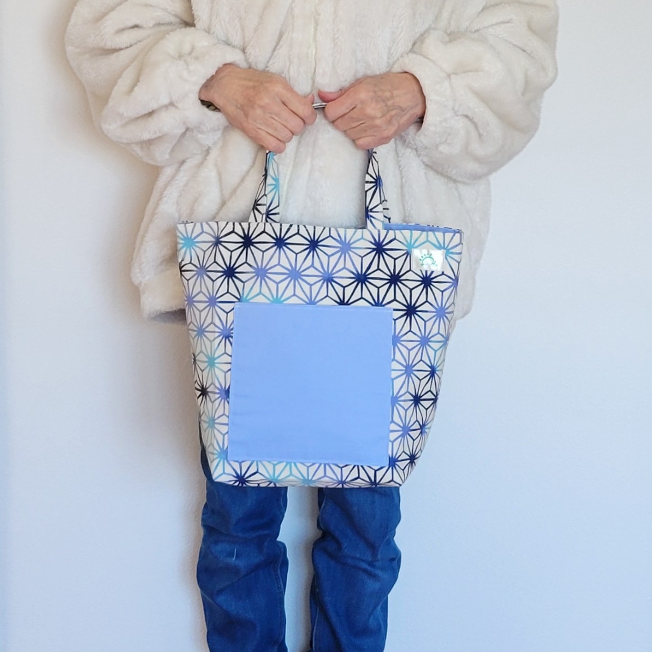 麻の葉(海色)×空色の画像06