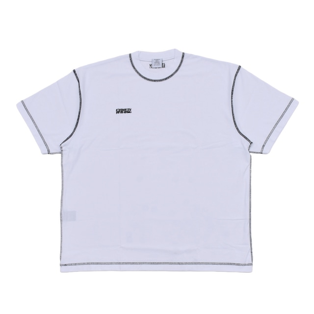 【VETEMENTS】TONAL INSIDE-OUT EMBROIDERED LOGO T-SHIRT