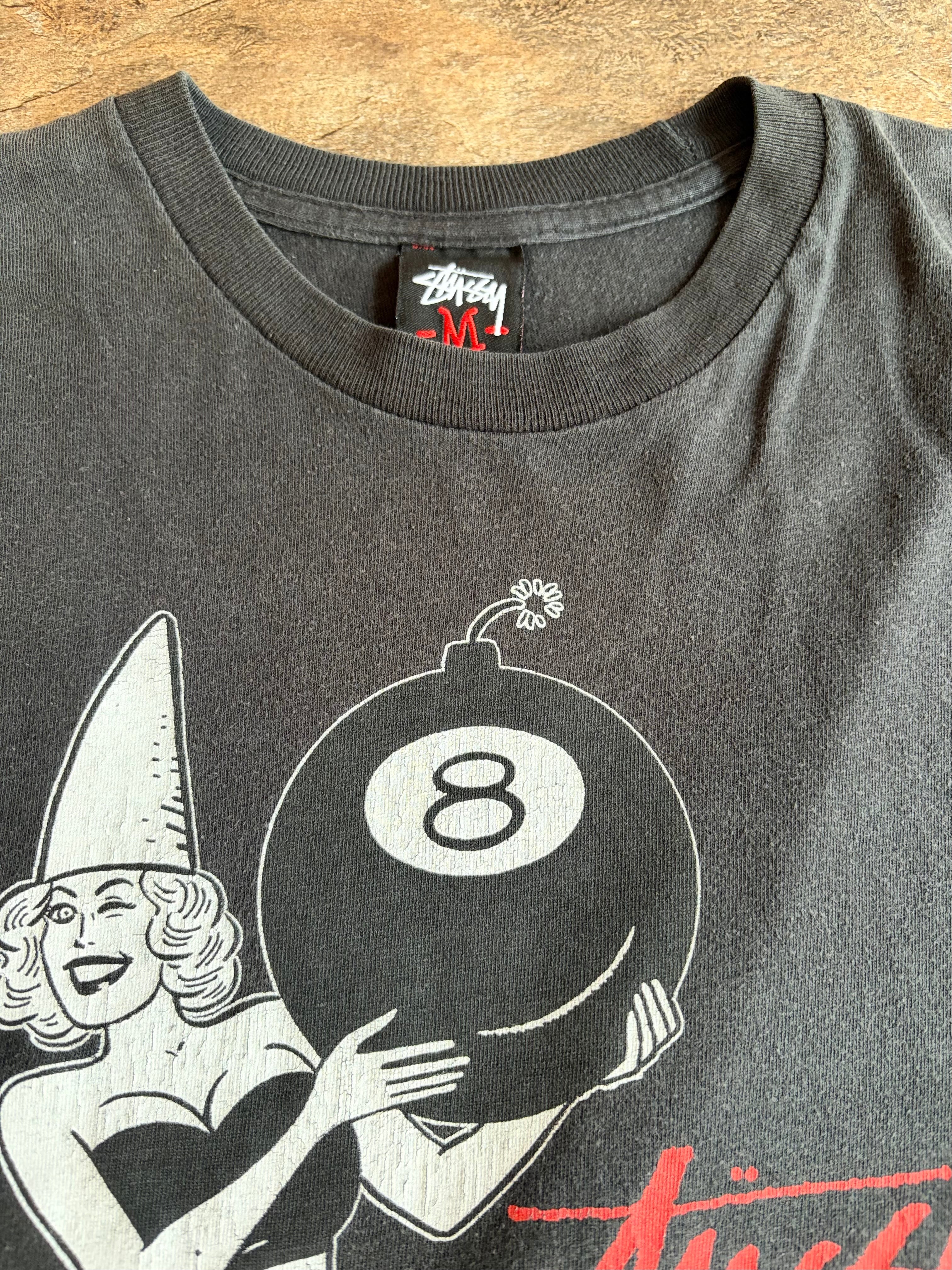 00s OLD STUSSY×ギルバート・ヘルナンデス Tシャツ 8ボール M | enishi