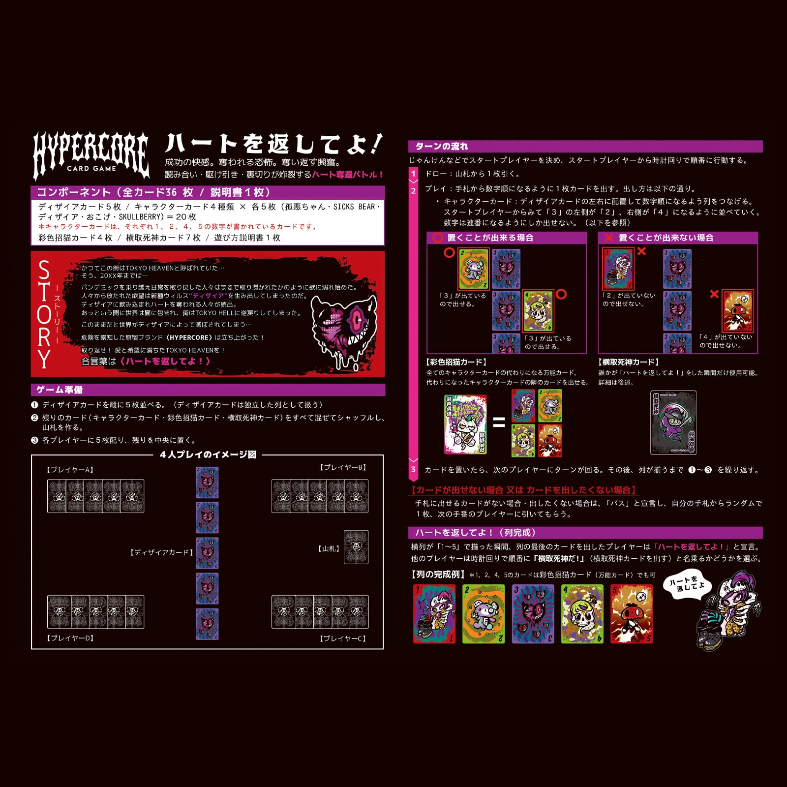 カードゲーム〈ハートを返してよ〉（HCCG-01） | HYPER CORE