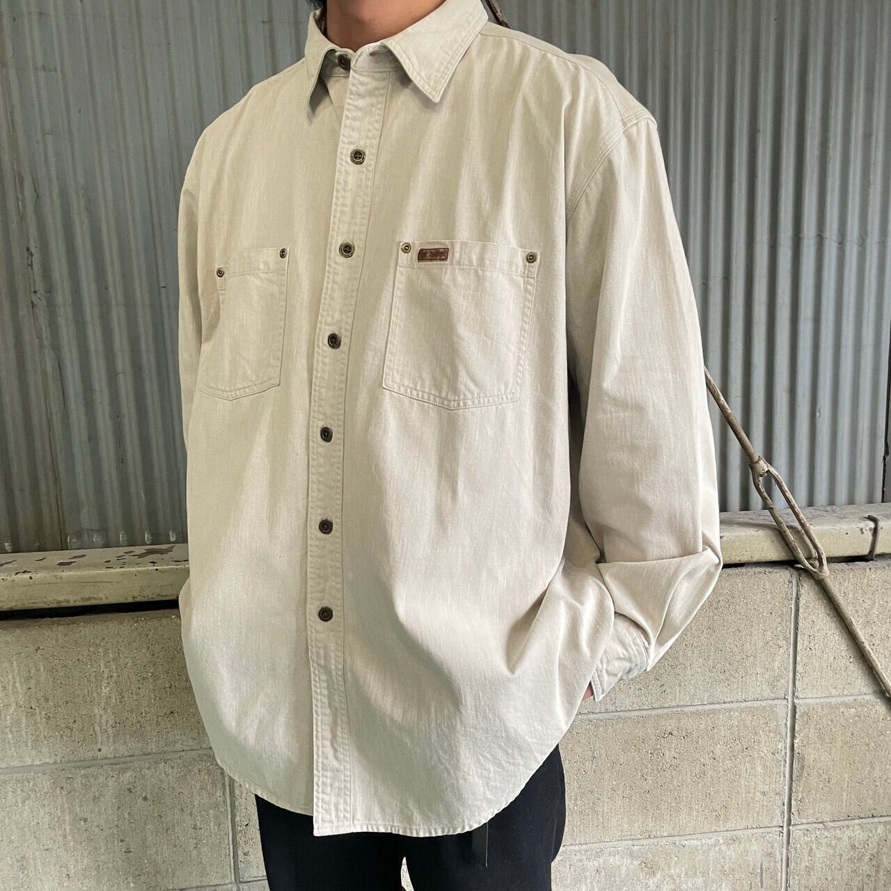 Carhartt カーハート コットンツイル ワークシャツ メンズXL Carhartt カーハート コットンツイル ワークシャツ メンズXL