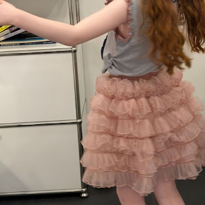 夏チュールティアートスカート