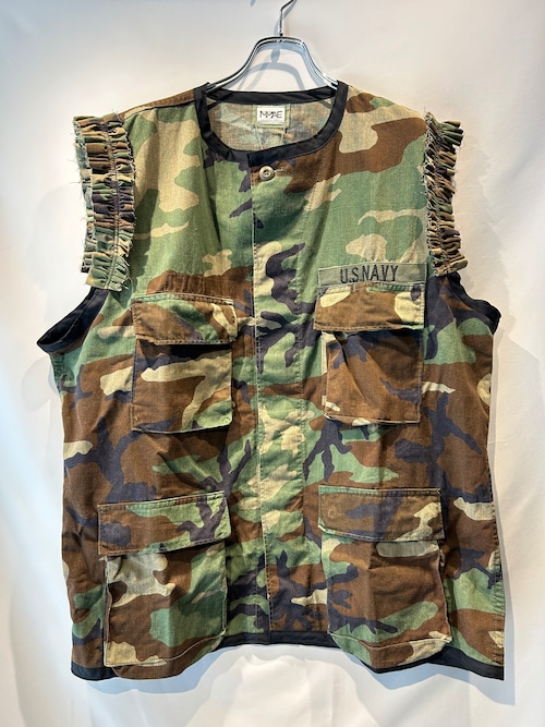 MIMAE  military frill vest