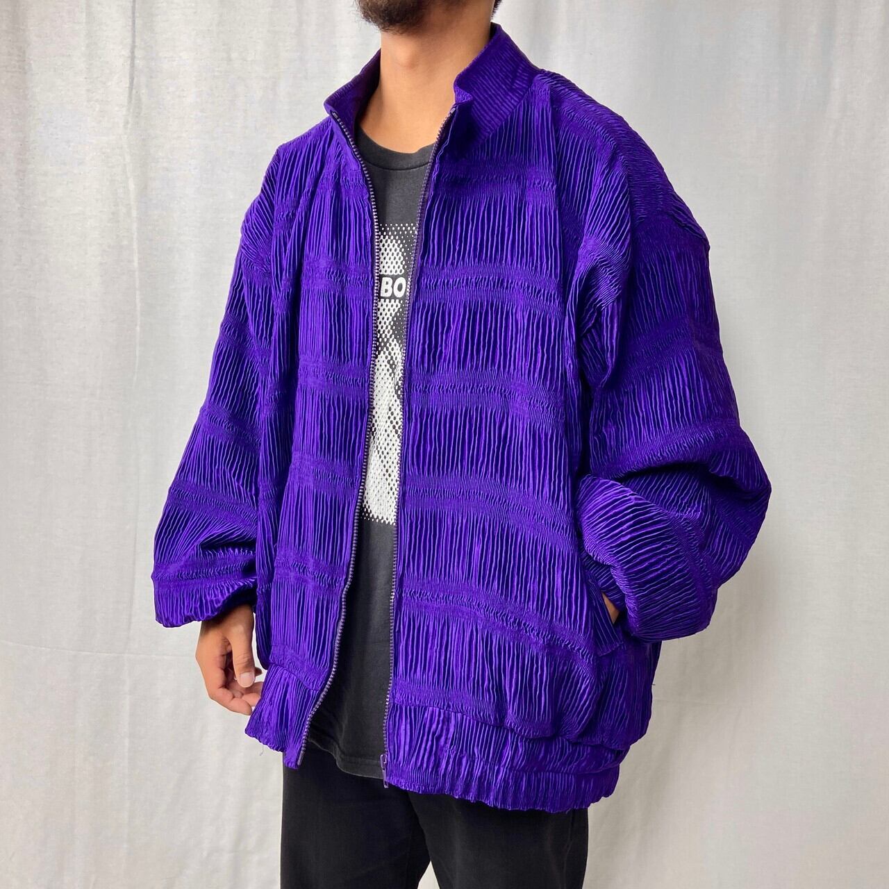 レディース MISSONI 2014年春夏コレクション 光沢パープル ジャケット