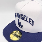 NEW ERA 59FIFTY/5950 A-Frame Dodgers Pack ロサンゼルス・ドジャース ホワイト ダークロイヤルバイザー