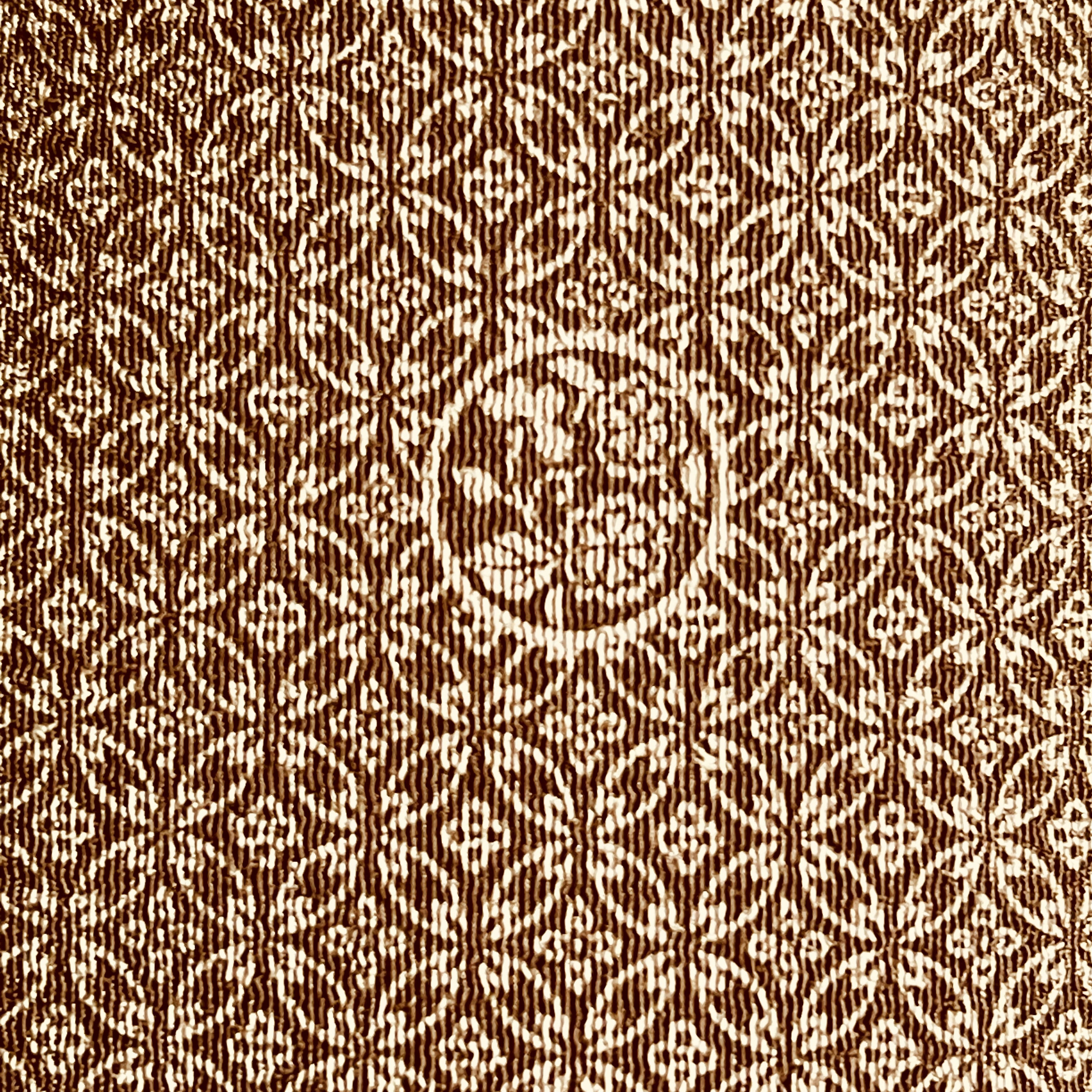 小紋 飛び柄 桜 七宝 黒色 正絹 反物