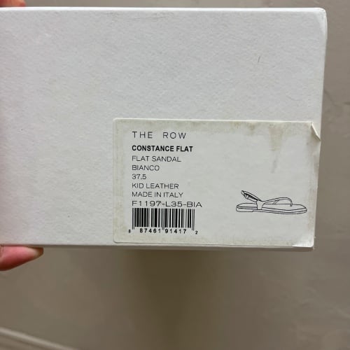 THE ROW コンスタンスサンダル 白 37 （すぐ届く】 CHARLES & KEITH  