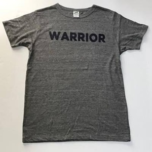 闘うお父さんのヴィンテージルックの”WARRIOR”　Tシャツ