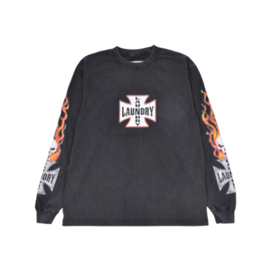【PARIS LAUNDRY】IRON CROSS LS TSHIRT