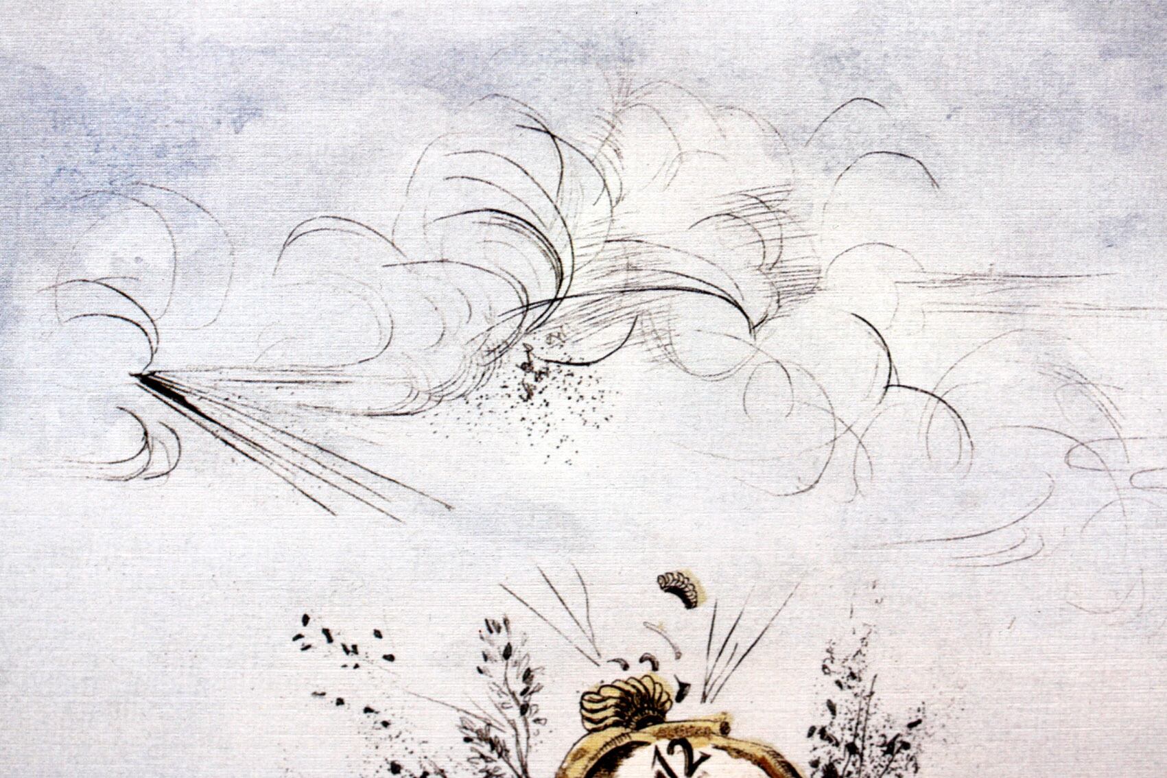 サルバドール ダリ「コズミック ホースマン」額縁4色選択可能 作品証明