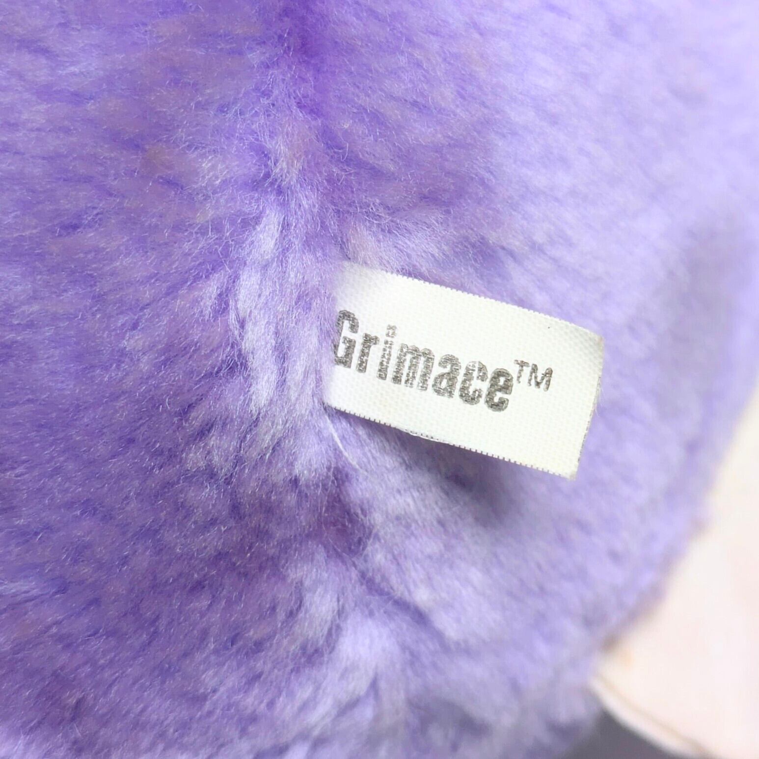 ☆VINTAGE1984☆【 McDonald's（ マクドナルド ） 】『 Grimace / グリマス 』Plush Toy / プラッシュ / ぬいぐるみ 〚アメリカン雑貨 アメトイ〛