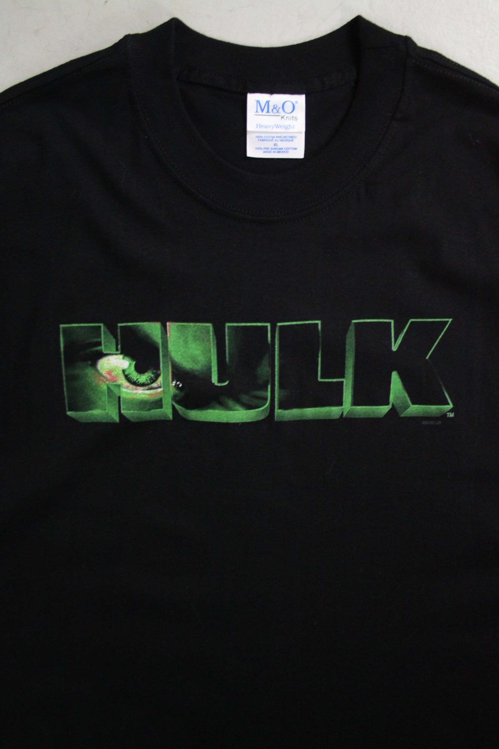 2003 HULK ハルク マーベル ムービーTシャツ【FF-5692】 | cv