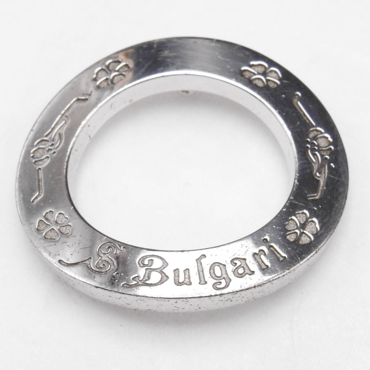 BVLGARI ブルガリ セーブザチルドレントップ ペンダントトップ_x000D_
 シルバー925 SV925 シルバー メンズ【中古】【473】 BVLGARI ブルガリ ネックレス セーブザチルドレン ペンダントトップ