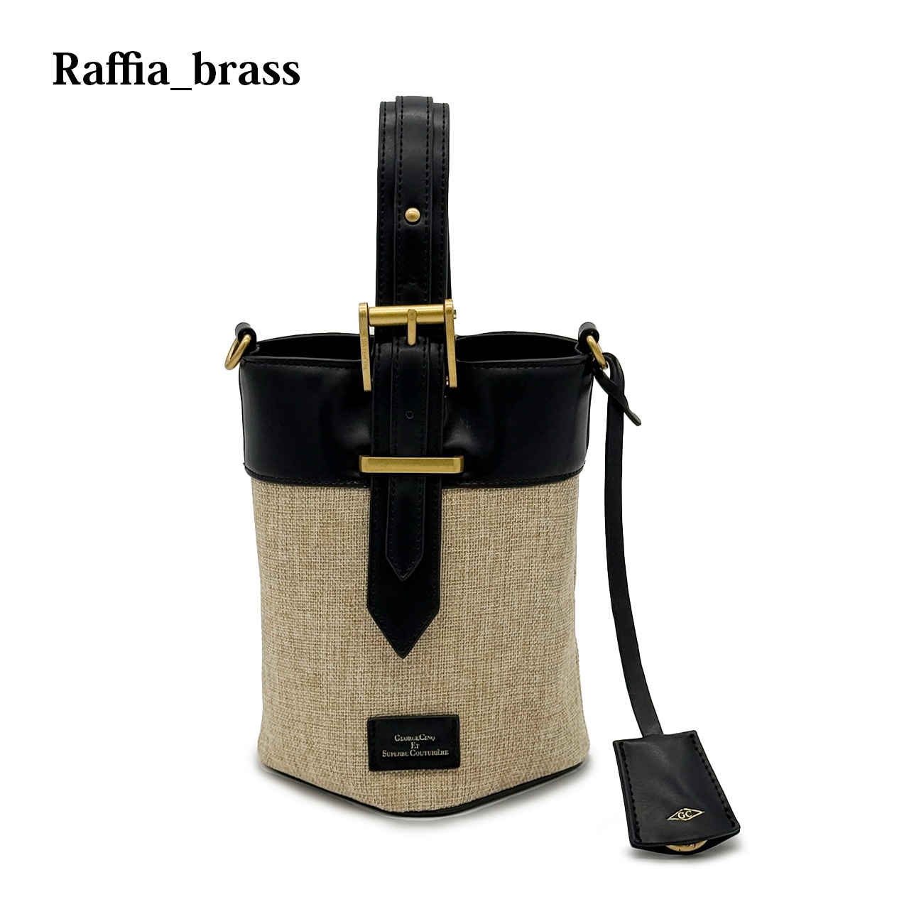 BELTED BUCKET BAG(SMALL)